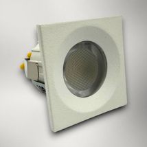 Spot LED Patrat pentru Mobila, 35x35mm, 3W, 3000K, lumina calda