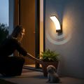 Aplica LED exterior cu senzor, 12W, 700Lm, 3000K, 240x167x80mm, IP65