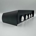 Aplica led perete, 8W, solara, IP65, 3000K, lumina calda, senzor lumina, neagra