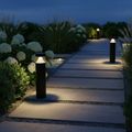 Stâlp LED Grădină 5W Cu Panou Solar IP65, 3000K, Lumina calda