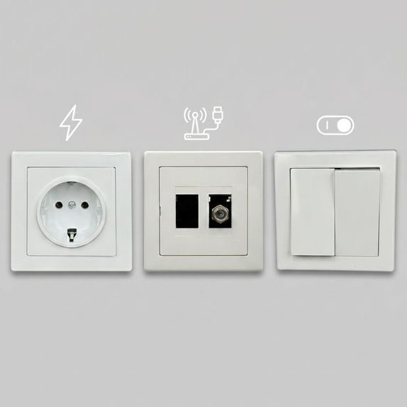 Întrerupător cap-scară, 250V~, 10A, 50Hz, IP20