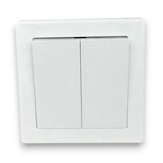 Întrerupător dublu, 250V~, 10A, 50Hz, IP20