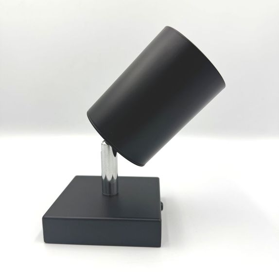 Spot Negru Reglabil 1xGU10 80mm