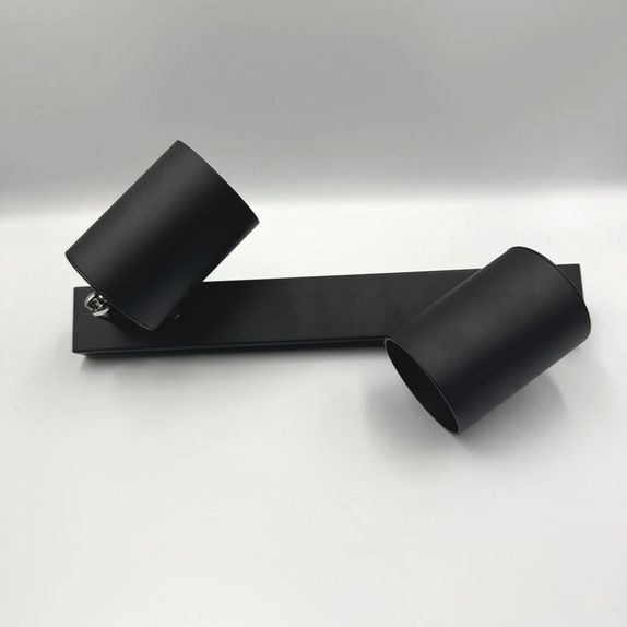 Spot Negru Reglabil Liniar 2xGU10 300mm