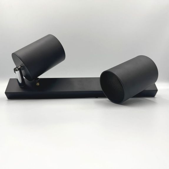Spot Negru Reglabil Liniar 2xGU10 300mm