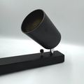 Spot Negru Reglabil Liniar 2xGU10 300mm