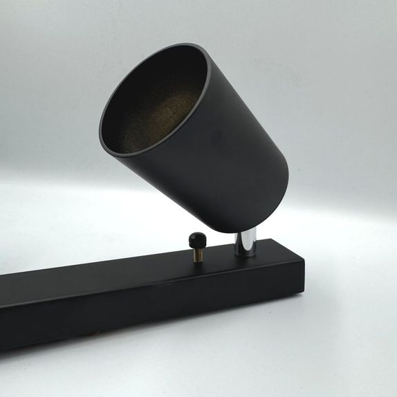 Spot Negru Reglabil Liniar 2xGU10 300mm