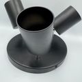 Spot Negru Reglabil 3xGU10 200mm