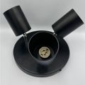 Spot Negru Reglabil 3xGU10 200mm