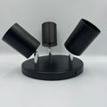 Spot Negru Reglabil 3xGU10 200mm