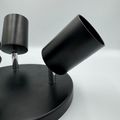 Spot Negru Reglabil 3xGU10 200mm