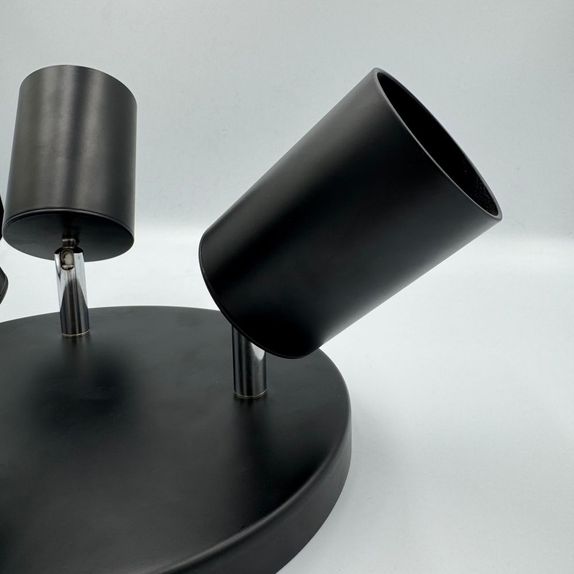 Spot Negru Reglabil 3xGU10 200mm