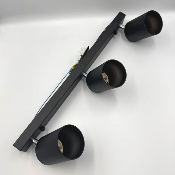 Spot Negru Reglabil Liniar 3xGU10 450mm