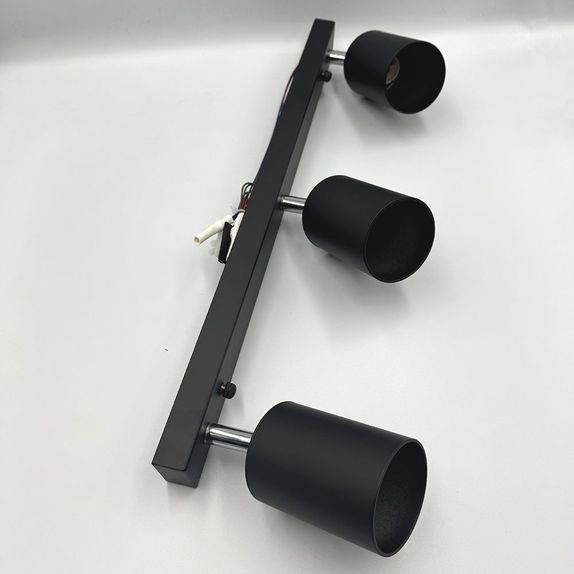 Spot Negru Reglabil Liniar 3xGU10 450mm