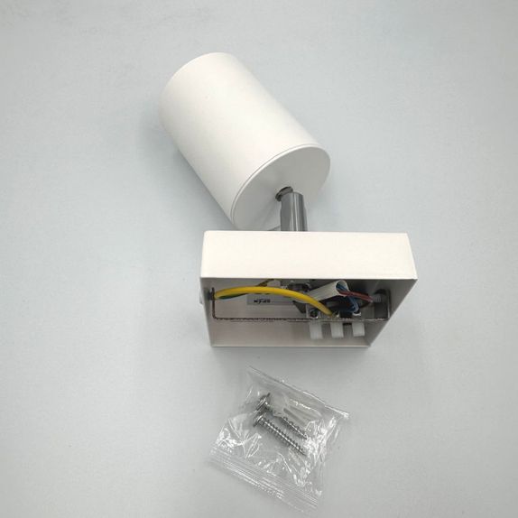 Spot Alb Reglabil cu 1xGU10 80mm