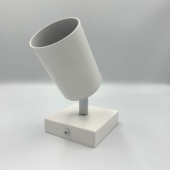 Spot Alb Reglabil cu 1xGU10 80mm