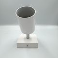 Spot Alb Reglabil cu 1xGU10 80mm