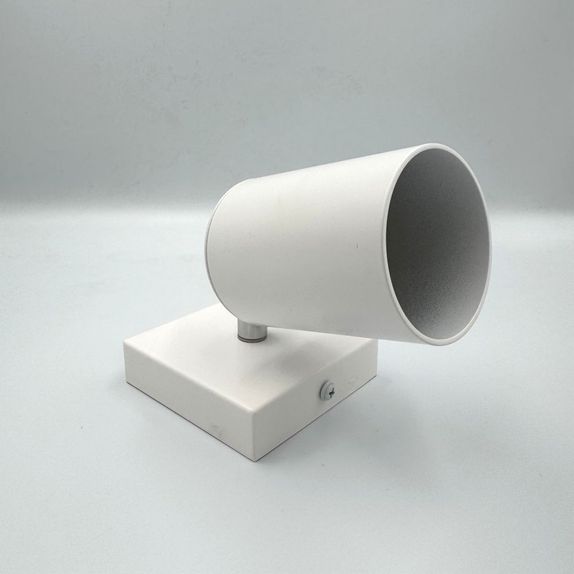 Spot Alb Reglabil cu 1xGU10 80mm