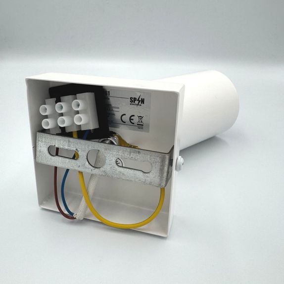 Spot Alb Reglabil cu 1xGU10 80mm