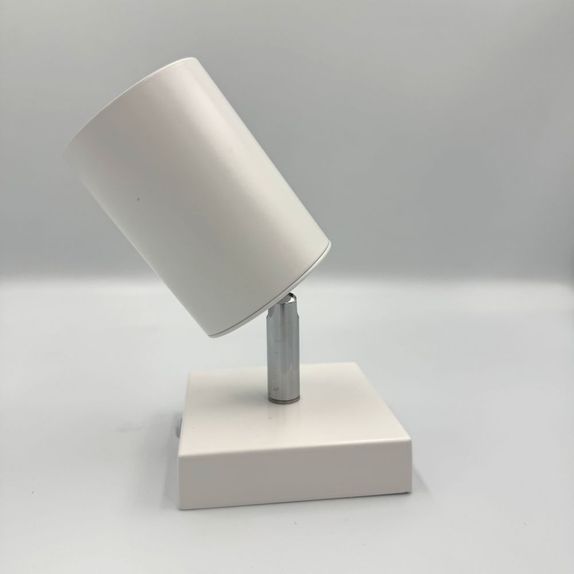 Spot Alb Reglabil cu 1xGU10 80mm