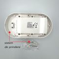 Aplica LED BAT Ovala 18W=162W, 4000K, lumina neutra, cu protectie IP65