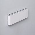 Aplica de exterior extra-plata Long , 24W=160W, 3000K, lumina calda, 2160Lm, IP65