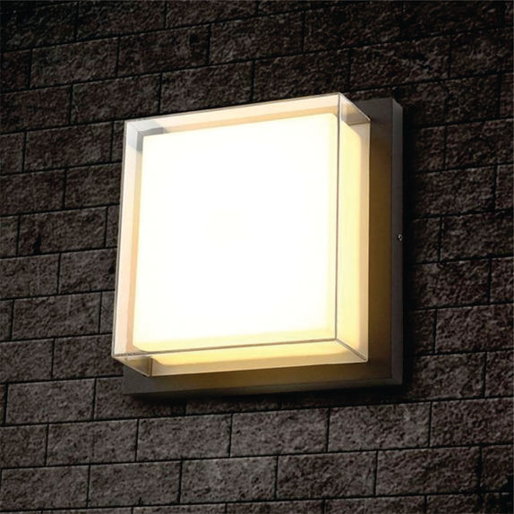 Aplica patrata Lara IP65 15W 3000K 1350LM, lumina calda