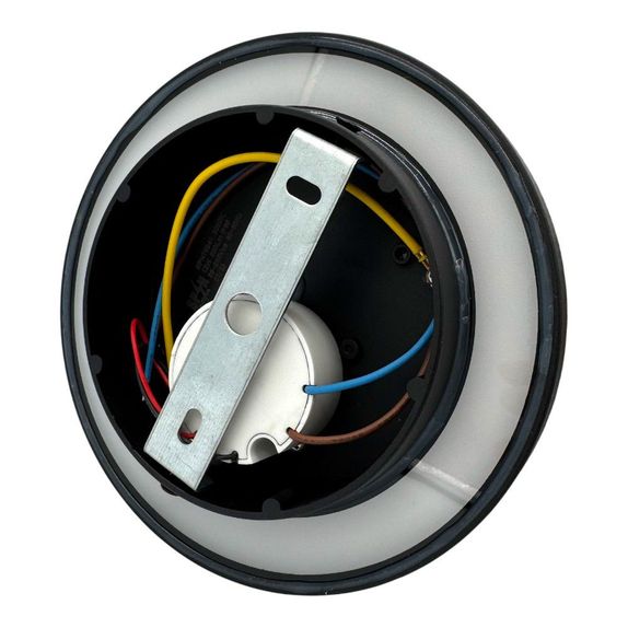 Aplica Biscuit Perete Ø150, 12W, 3000K, lumina calda, cu protectie IP65