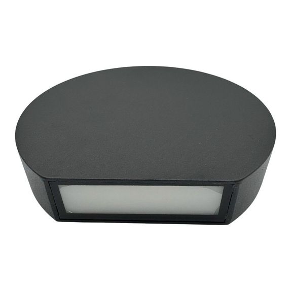 Aplica Semicerc Perete Ø135, 7W 3000K, lumina calda, cu protectie IP65