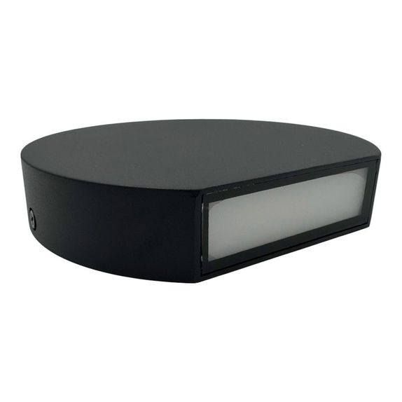 Aplica Semicerc Perete Ø135, 7W 3000K, lumina calda, cu protectie IP65