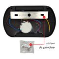 Aplica Mouse Perete (5W+5W) 184x110mm, 10W, 6000K, lumina rece, cu protectie IP65