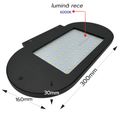 Aplica 300x160mm 12W=108W, 6000K, lumina rece, cu protectie IP65 Perete 