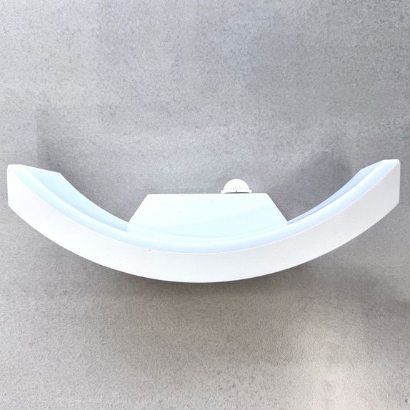 Aplica led concava cu senzor alba 24w IP65 3000K