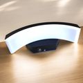 Aplica led concava cu senzor neagra 24w IP65 3000K