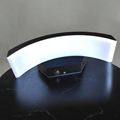 Aplica led concava cu senzor neagra 24w IP65 3000K