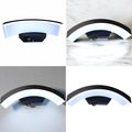 Aplica led concava cu senzor neagra 24w IP65 3000K