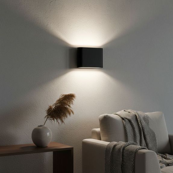 Aplica de exterior extra-plata, 6W=40W, 3000K, lumina calda, IP65