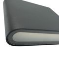 Aplica de exterior extra-plata, 6W=40W, 3000K, lumina calda, IP65
