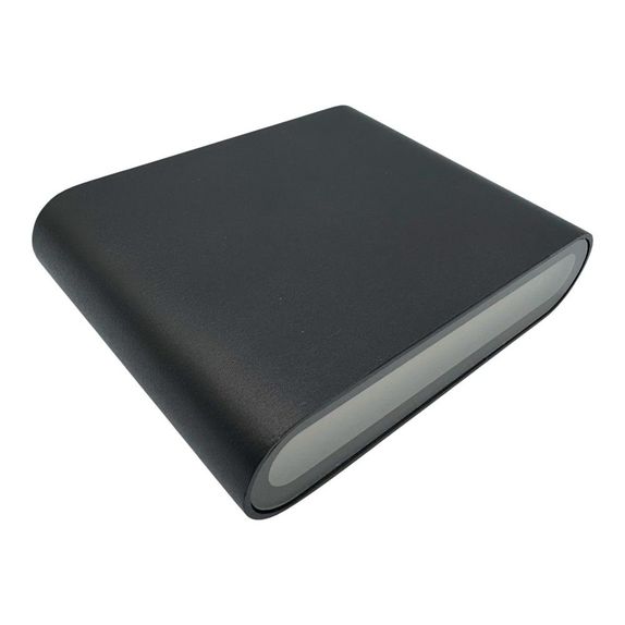 Aplica de exterior extra-plata, 6W=40W, 3000K, lumina calda, IP65