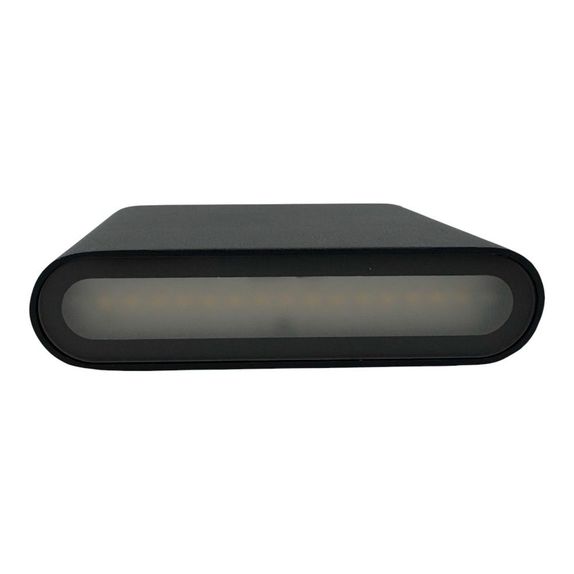 Aplica de exterior extra-plata, 6W=40W, 3000K, lumina calda, IP65
