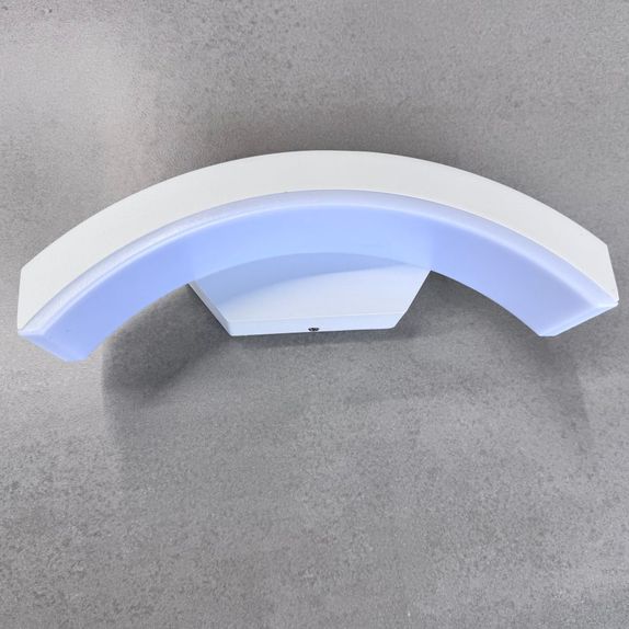 Aplica LED concava ALBA de exterior 24W=160W, 3000K, lumina calda, 2160Lm, IP65