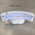 Aplica LED concava ALBA de exterior 24W=160W, 3000K, lumina calda, 2160Lm, IP65