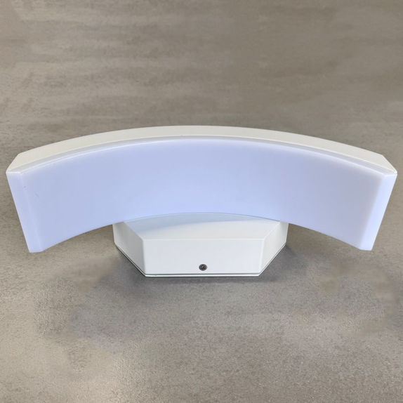 Aplica LED concava ALBA de exterior 24W=160W, 3000K, lumina calda, 2160Lm, IP65