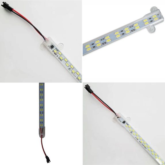 Banda LED in profil rigida 5W, 210Lm, 400x14 mm, 6400k - lumina rece, IP65
