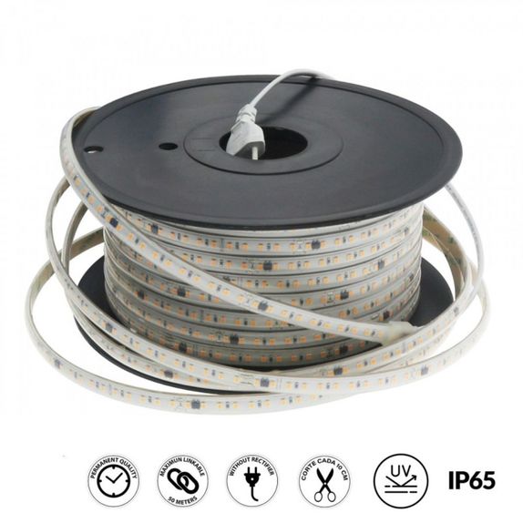 Banda Led 220V RGB 14.4W/M Ip65 60Led/M 5050