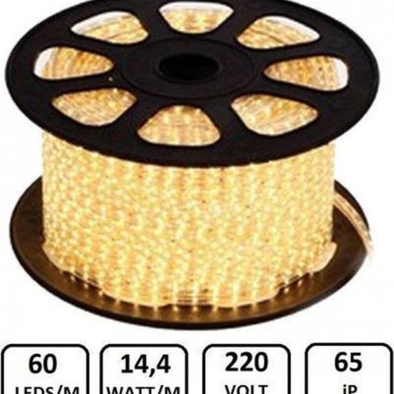 Banda LED 220V 2700K, 4.8W/m, Ip65, 60Led/M 2835, lumina calda
