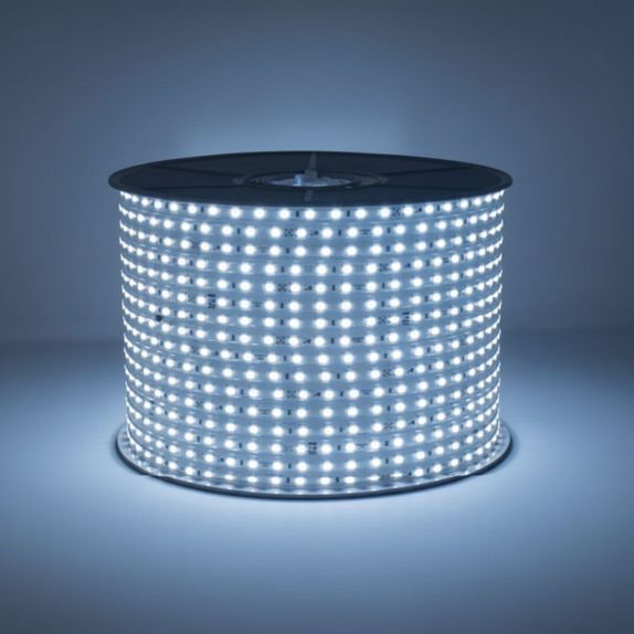 Banda Led 220V 6400K 4.8W/M Ip65 60Led/M 2835, lumina rece