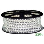 Banda Led 220V 6400K 14.4W/M Ip65 60Led/M 5050, lumina rece