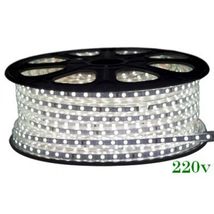 Banda Led 220V 6400K 14.4W/M Ip65 60Led/M 5050, lumina rece