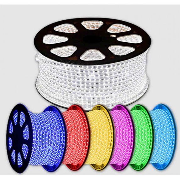Banda Led 220V RGB 14.4W/M Ip65 60Led/M 5050